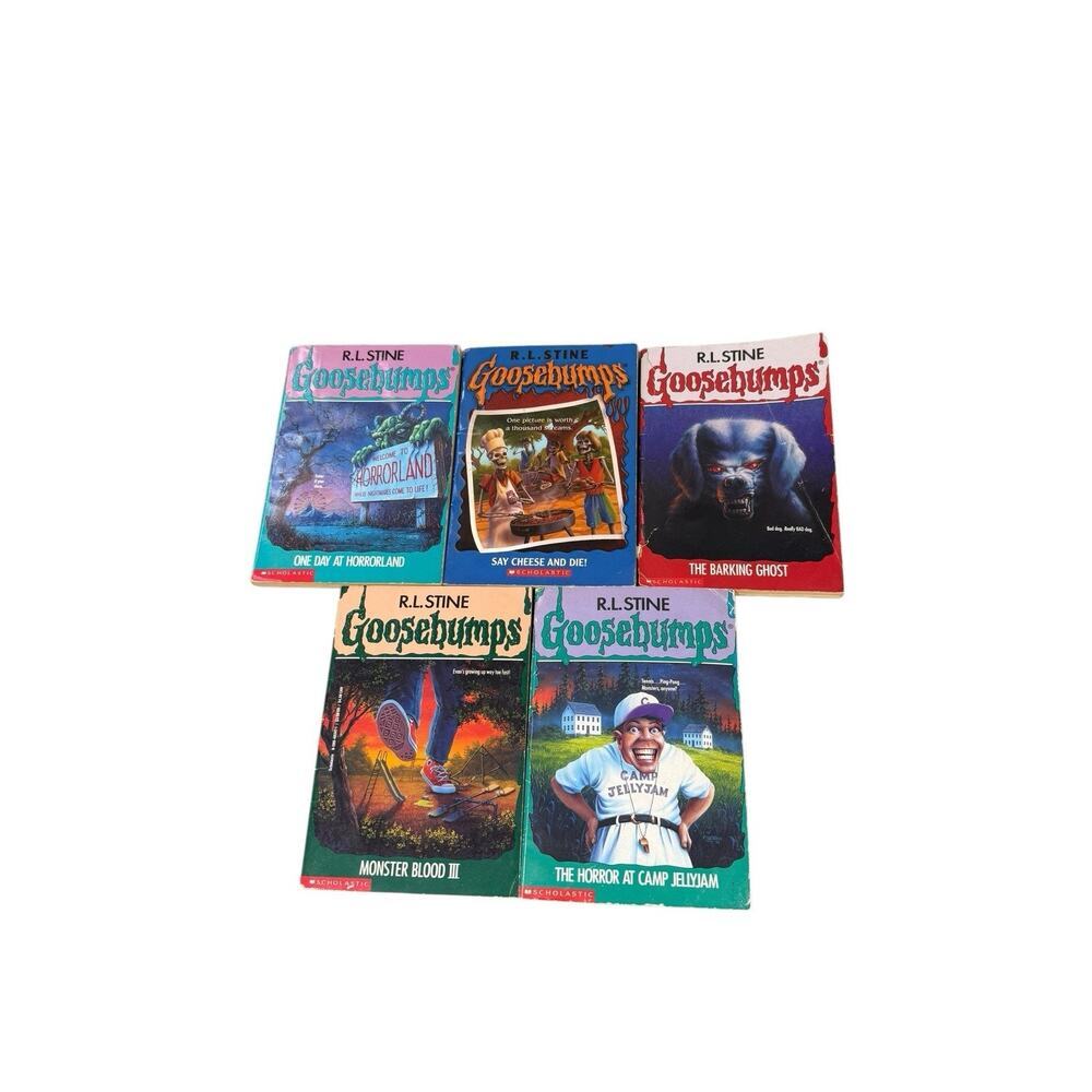 Vintage Goosebumps Chapter Books 90’s Scary Kids Lot‎ Of 5 Books